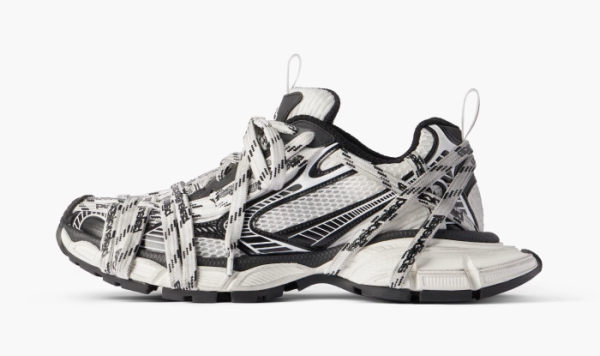 Balenciaga 3XL Sneaker Extreme Laces Logo WMNS White/Black 