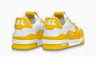 Louis Vuitton Lv Trainer White Yellow Monogram