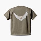 Yeezy x Gap x Balenciaga Dove Padded Heavy Fleece Tee «Washed Black» С плечами