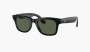 Ray-Ban Meta Wayfarer Sunglasses Matte Black Transitions Graph/Green 