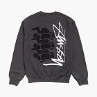 Stussy Skate Stack Crew Faded Black