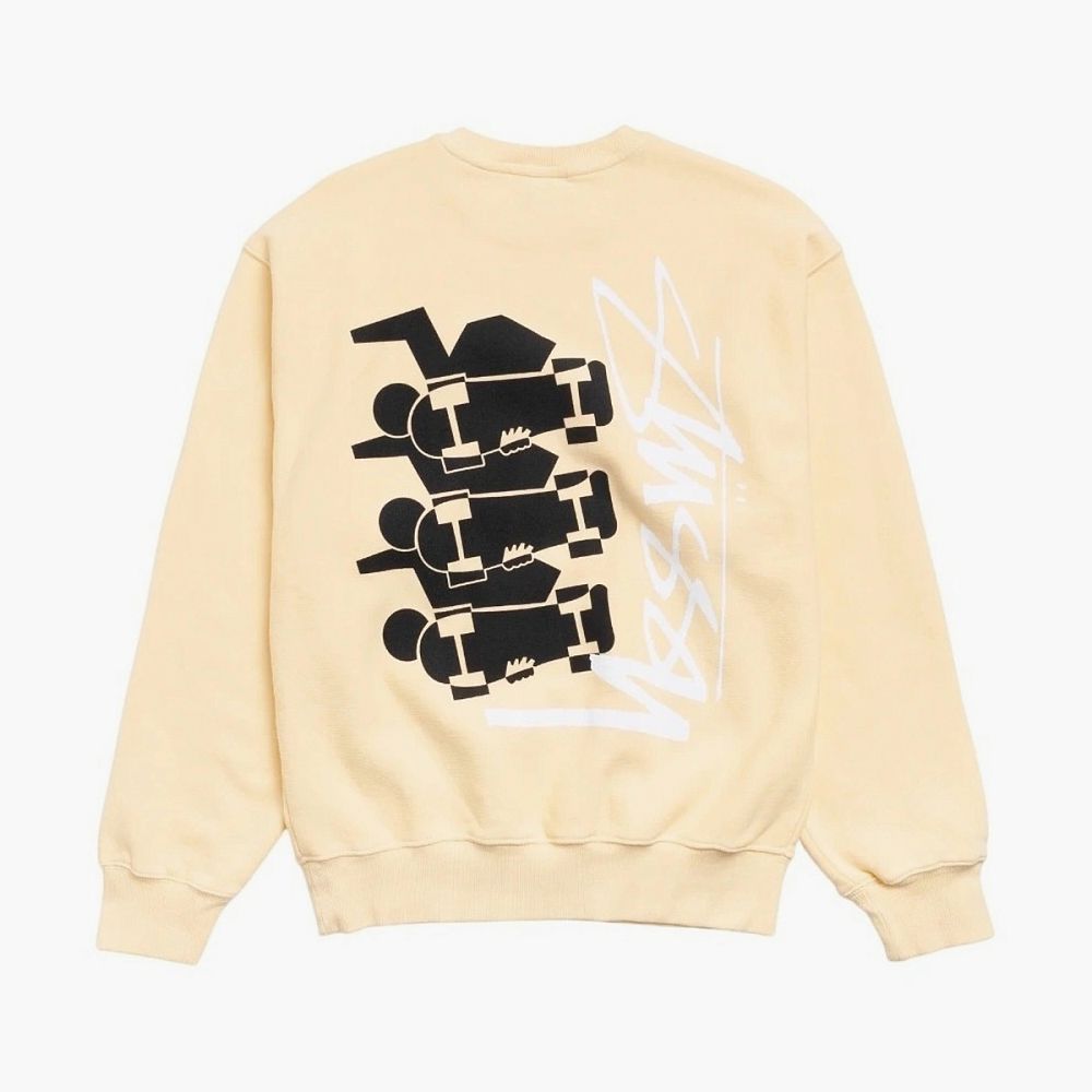 Stussy Skate Stack Crew Gold