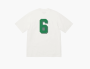 Supreme Flocked Washed S/S Top  "White" 