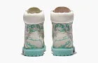 Timberland Ski School Heritage 6 Inch Boot WMNS Trail Maps - Blue Green Nubuck