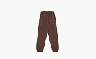 Sporty & Rich Serif Logo Sweatpants Brown