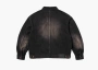Supreme Distressed Selvedge Trucker Jacket Washed Black  Supreme Distressed Selvedge Trucker Jacket Washed Black
