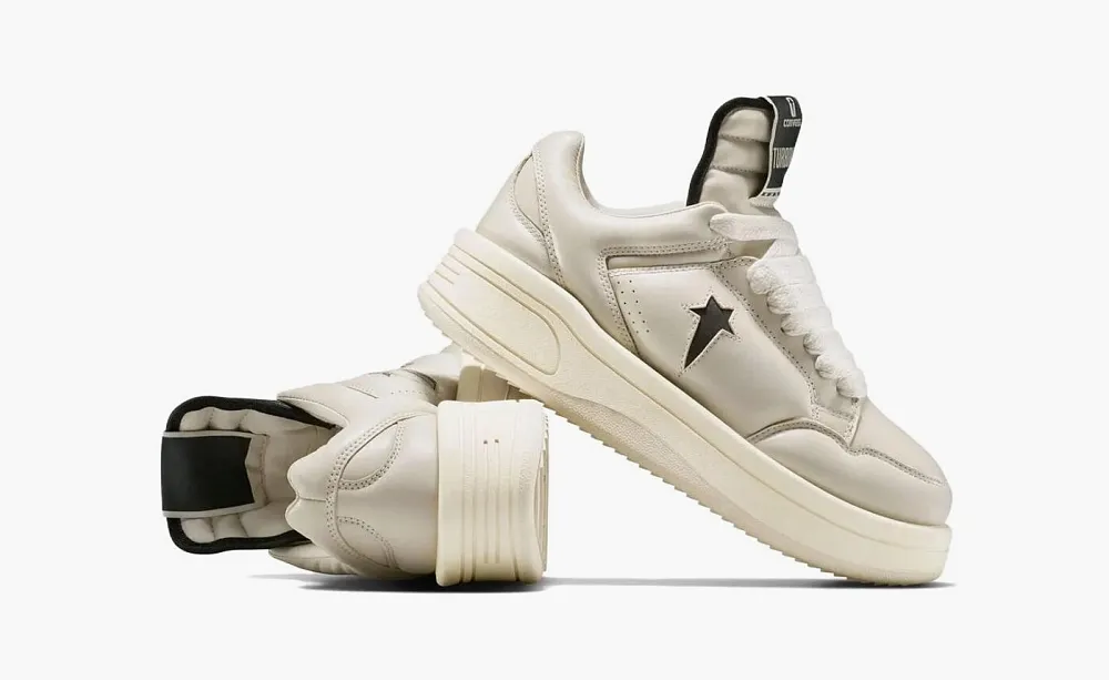 Converse TURBOWPN x Rick Owens DRKSHDW Low Pelican