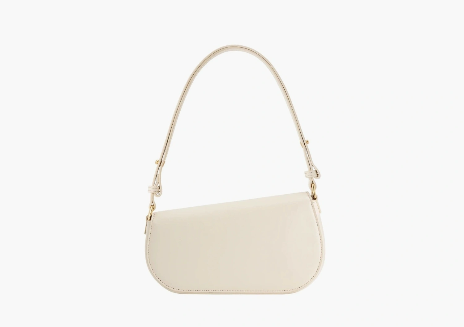 JW PEI Addisyn Faux Suede Panel Shoulder Bag White 