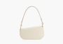 JW PEI Addisyn Faux Suede Panel Shoulder Bag White 