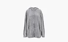 Adidas originals Washed-out cotton oversized full-zip hoodie Gray
