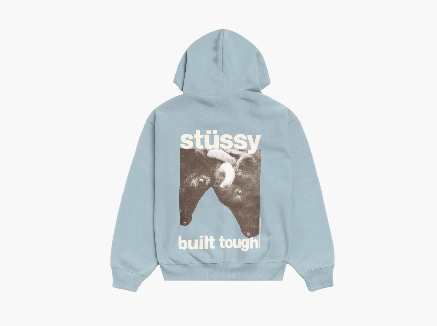 Stussy Built Tough Zip Hoodie Slate 