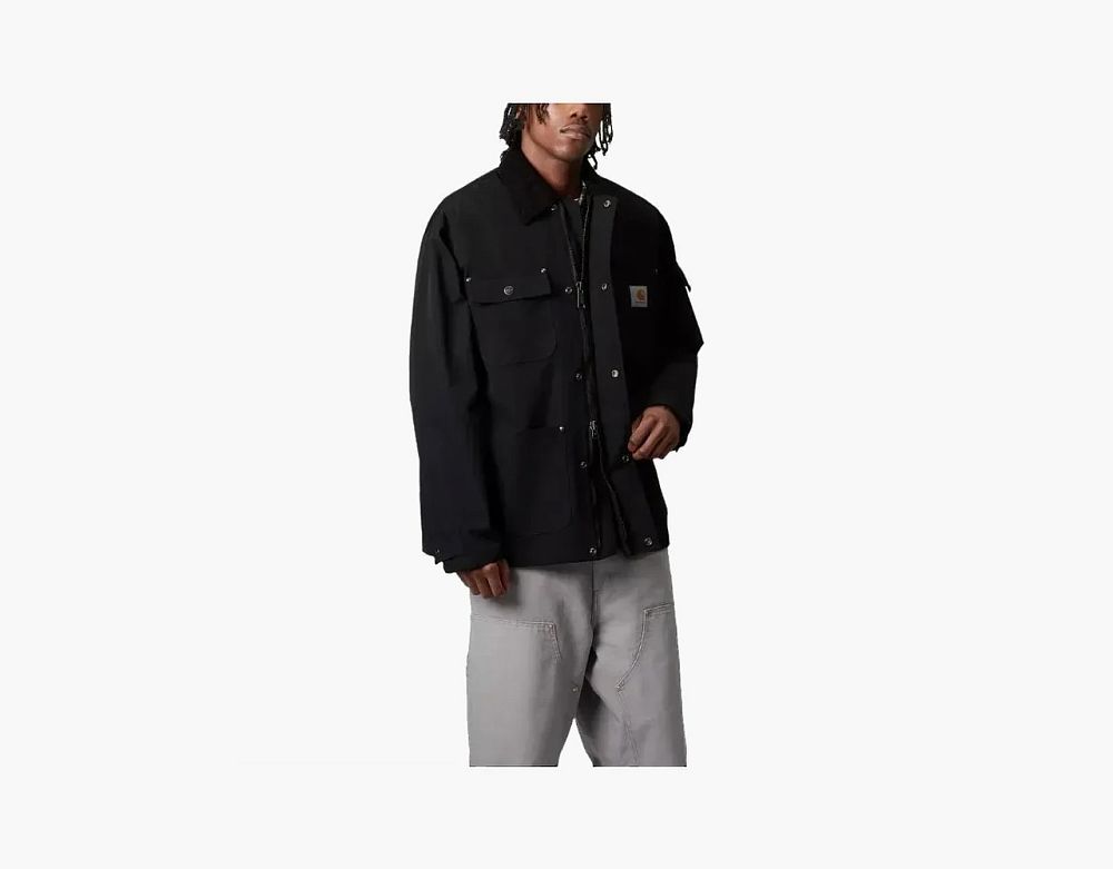 Carhartt WIP Clapton Chore Jacket Black