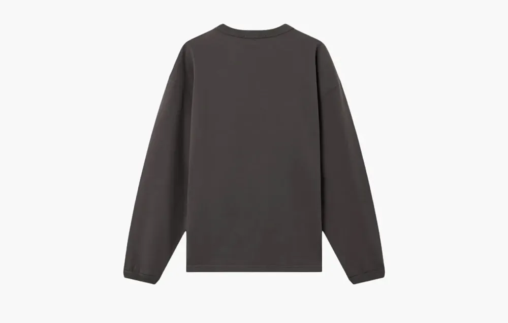  Stone Island Combed Organic Cotton Long-Sleeve T-Shirt Grey