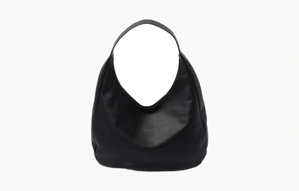 Miu Miu Leather Hobo Bag Black 