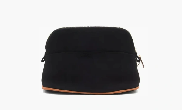 HERMES Bolide Canvas Bowling Bag Canvas Bag Storage Bag Black  HERMES Bolide Canvas Bowling Bag Canvas Bag Storage Bag Black