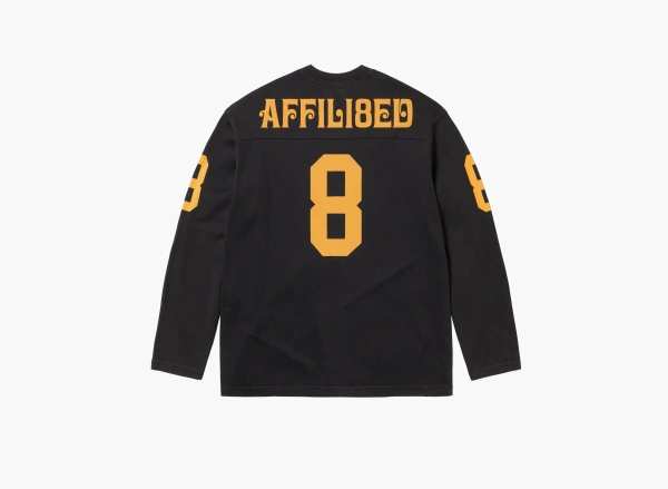 Supreme Affiliated L/S Football Top Black 