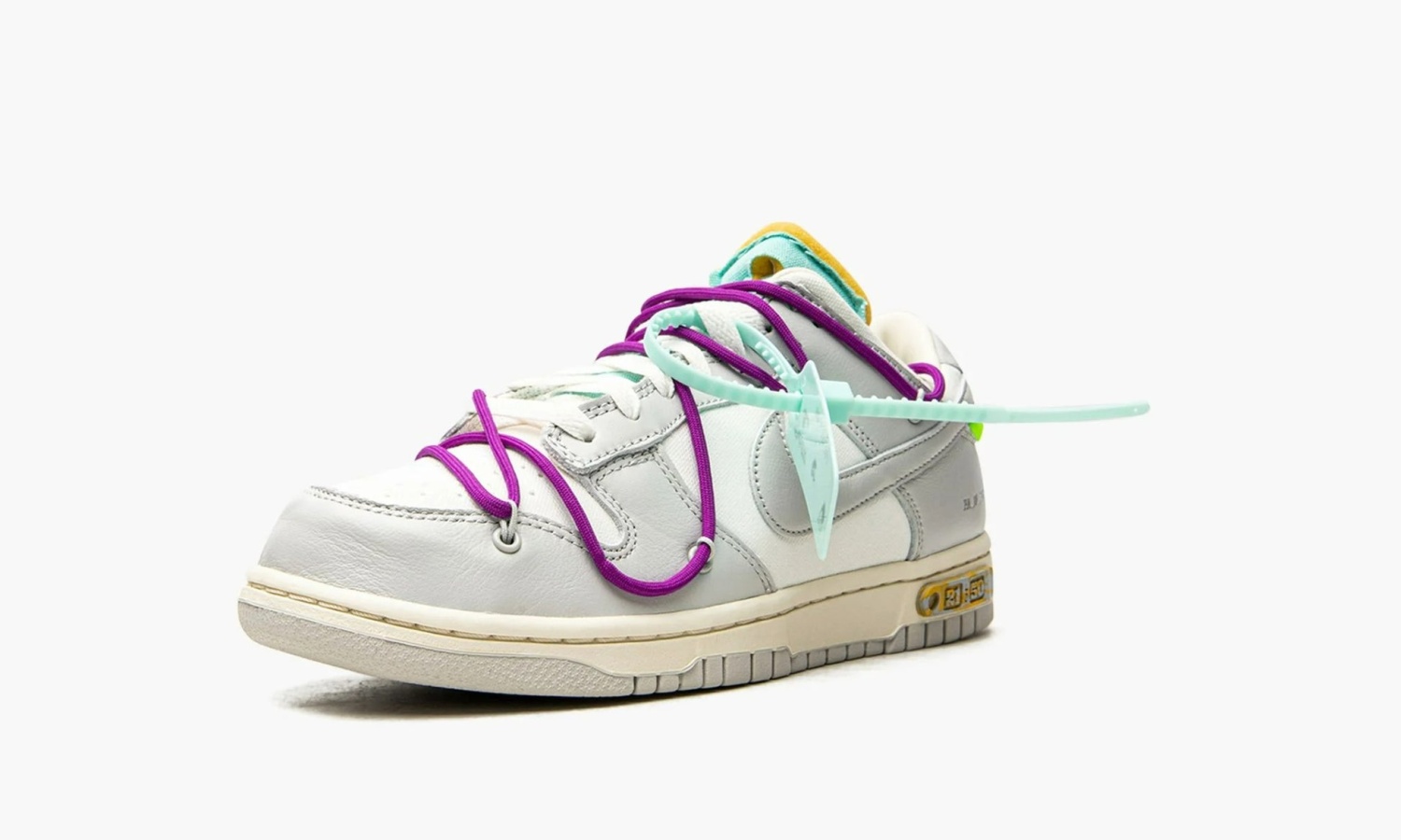 фото Dunk Low "Off-White - Lot 21" (Nike Dunk Low)-DM1602 100