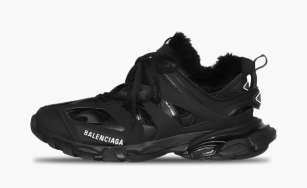 Balenciaga Track Sneaker Faux Fur Black 