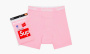 Nike Supreme Hanes Boxer Briefs 2 Pack "Pink" 