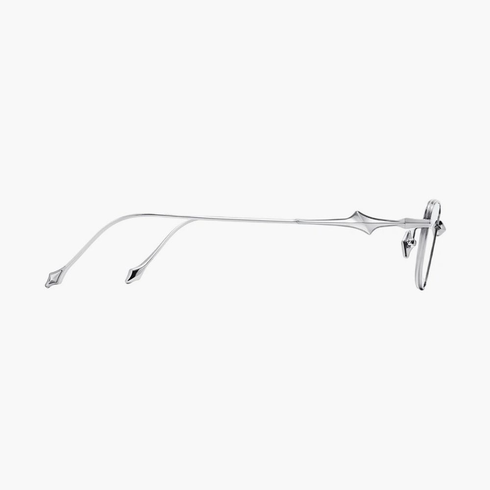 Gentle Monster Saga 02 Sunglasses Silver / Transparent