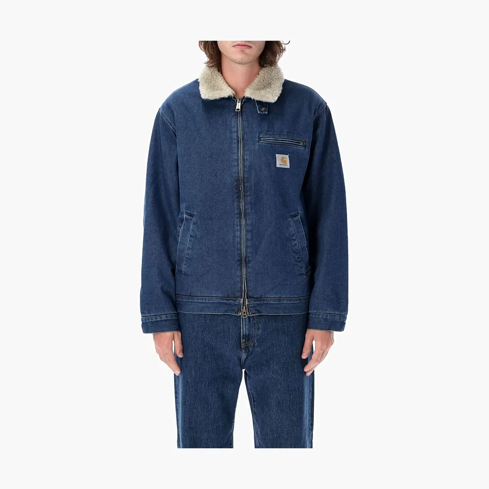 Carhartt WIP Detroit Fur Collar Jacket Navy