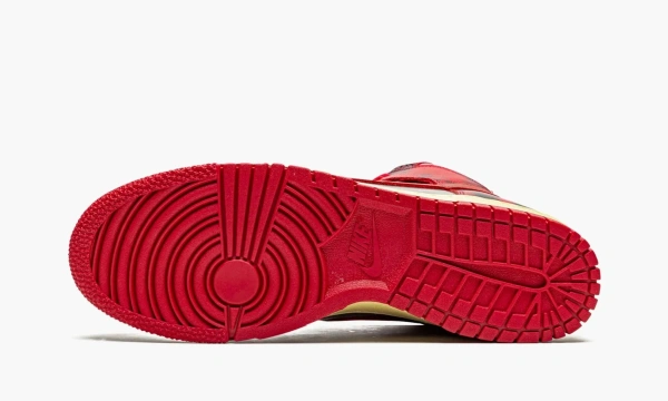 Nike Dunk High 1985 Red Acid Wash 