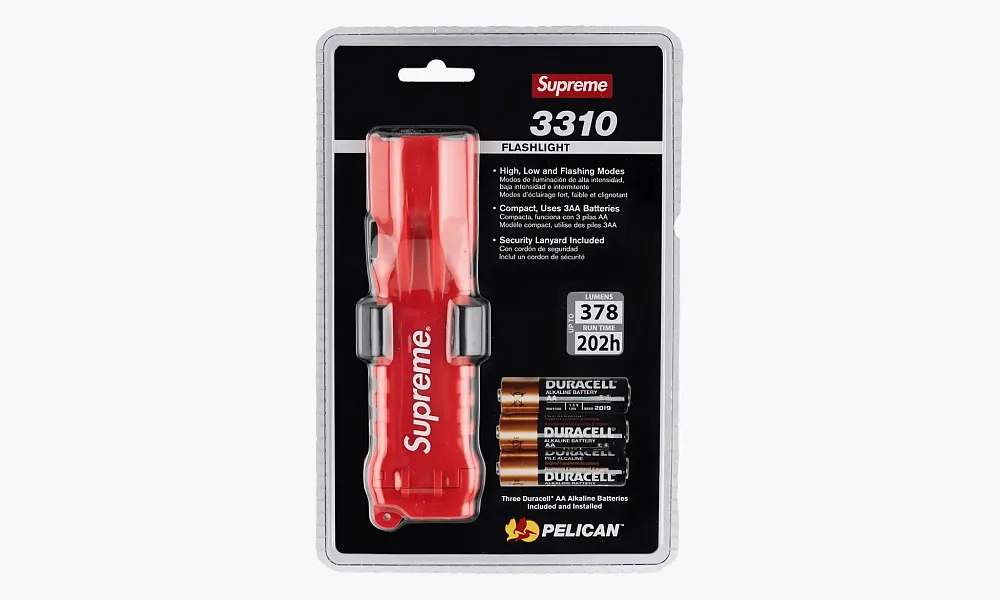 Supreme Pelican 3310pl Flashlight Red