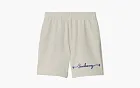 Burberry Knot Logo Cotton Shorts Sail