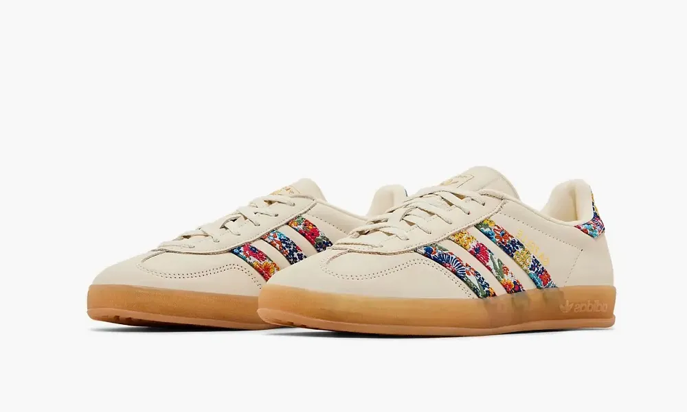 Liberty London x Adidas Gazelle Indoor WMNS  Floral Embroidery - Off White