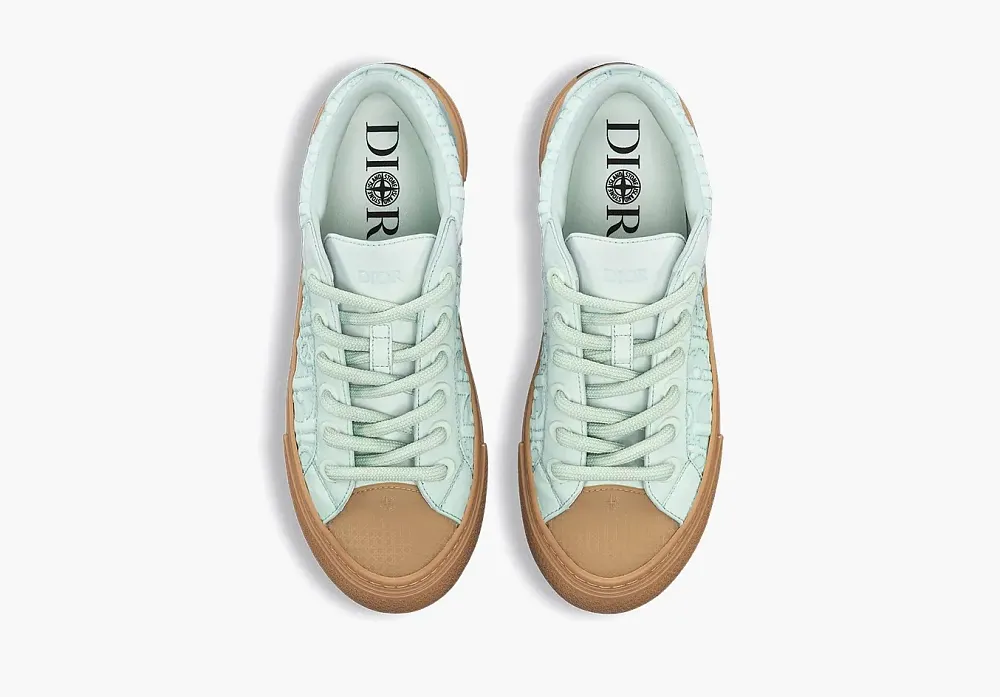 Stone Island x Dior B33 Skateboard Shoes Green