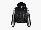 Adidas Originals Pleather Padded Jacket Black
