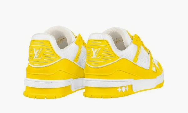 Louis Vuitton Trainer Yellow White Monogram 