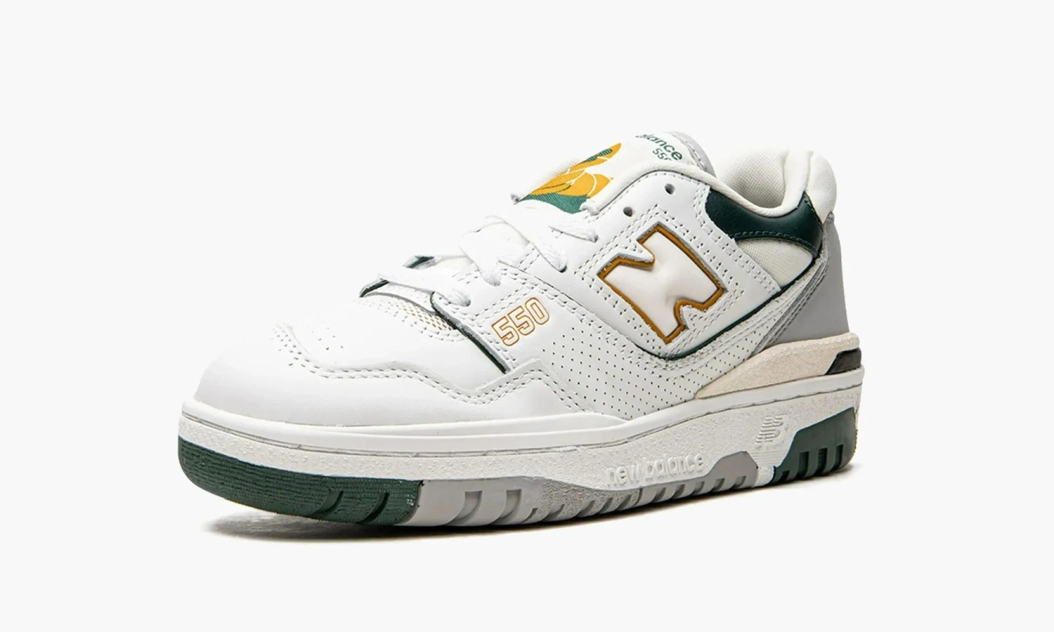 New Balance 550 White Nightwatch Green 