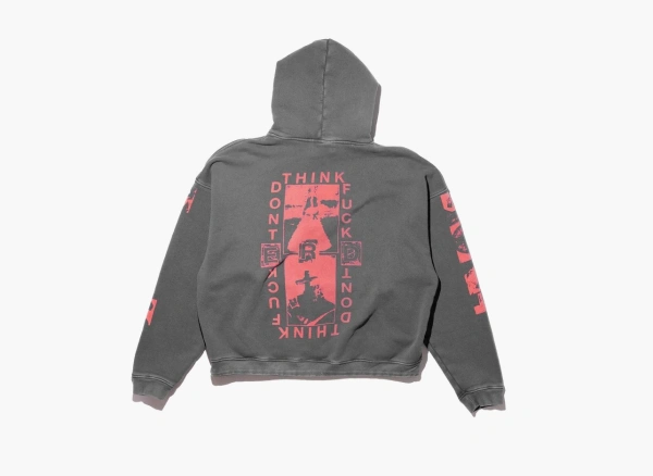 Enfants Riches Déprimés Lips Hoodie Faded Burgundy 