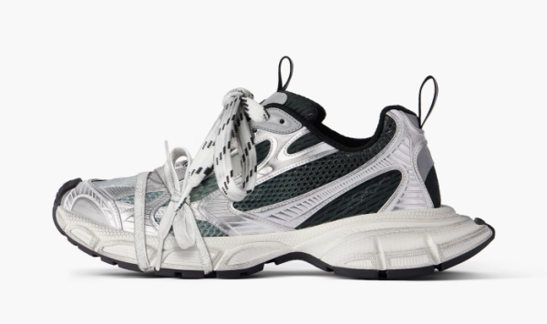 Balenciaga 3XL Sneaker Worn-Out Gradient - Black Silver 