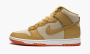 Nike Dunk High "Gold Canvas" 