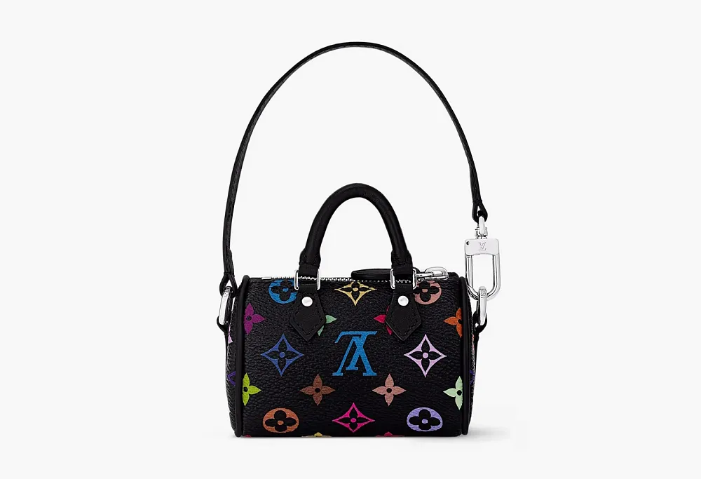 Louis Vuitton x Takashi Murakami Micro Speedy Monogram Bag Multicolor