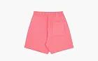 Sporty & Rich Bold Logo Gym Shorts Cotton Candy/White