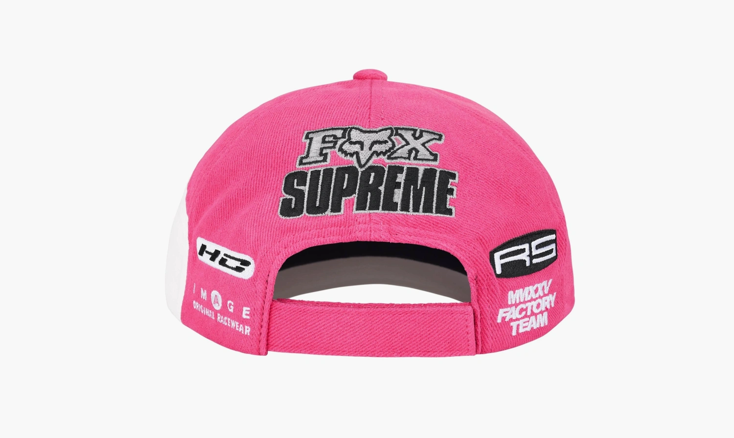 Supreme x Fox Racing 6-Panel White 