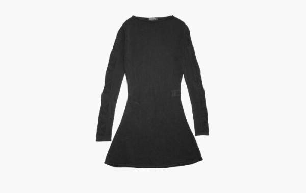 Enfants Riches Déprimés Cross Pattern Knit Skirt Black 