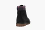 Timberland Heritage 6 Inch Waterproof Boots WMNS Black Nubuck With Pink Teal Plaid 