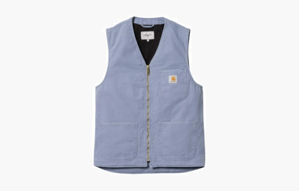 Carhartt WIP SS24 Arbor Vest Bay Blue (aged canvas) V 
