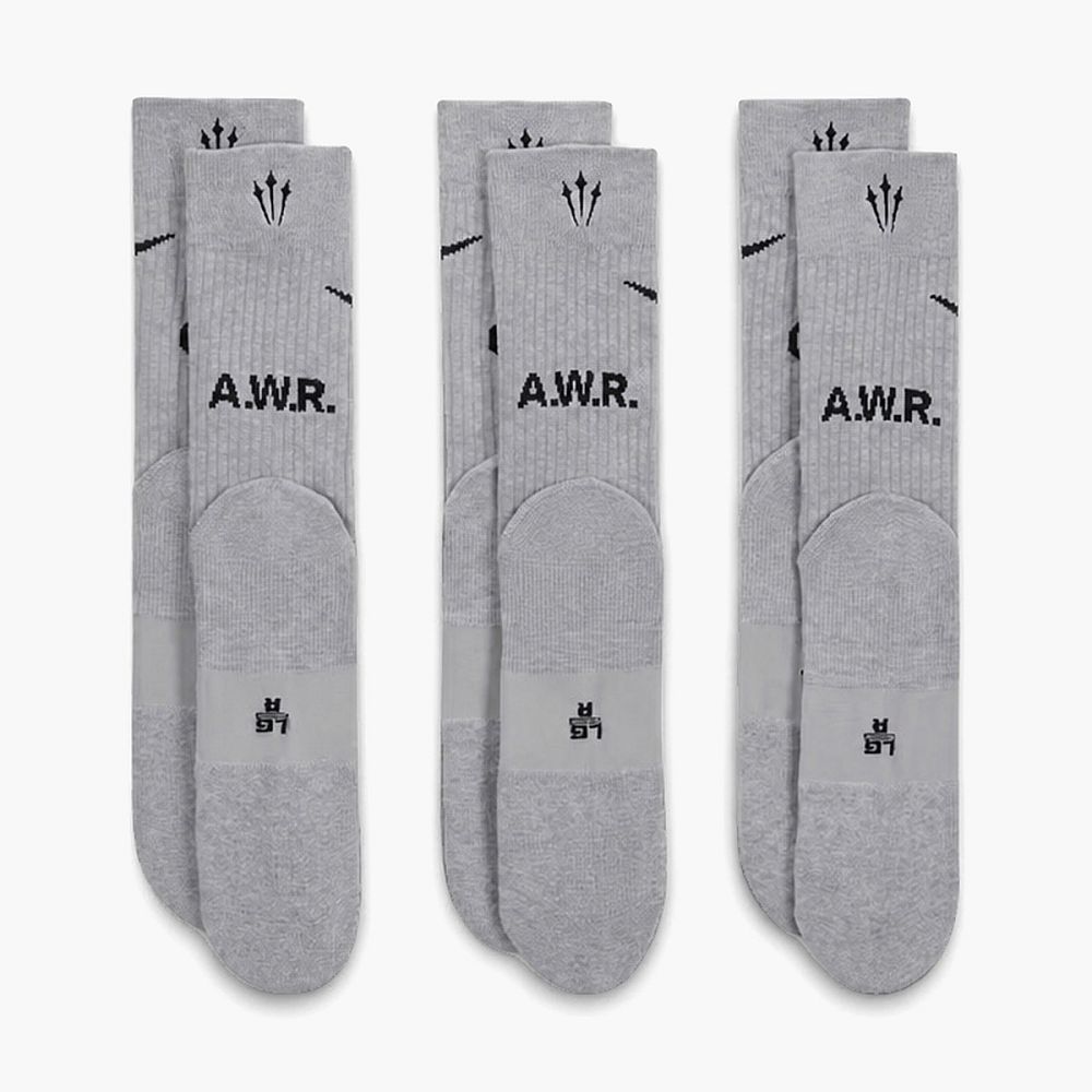 Nike x NOCTA Crew Socks 3-Pack Grey