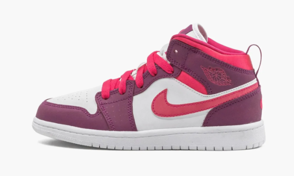 Air Jordan 1 Mid PS True Berry / Pink Rush Kids 