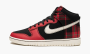 Nike Dunk High "Plaid - Black / Red" 