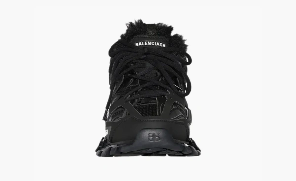 Balenciaga Track Sneaker Faux Fur Black 