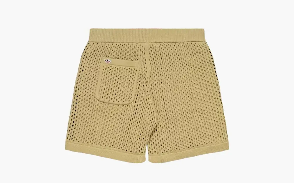 Adidas x Edison Chen Crochet Shorts Brown