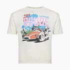 RHUDE Miami Gp Tee Vintage White