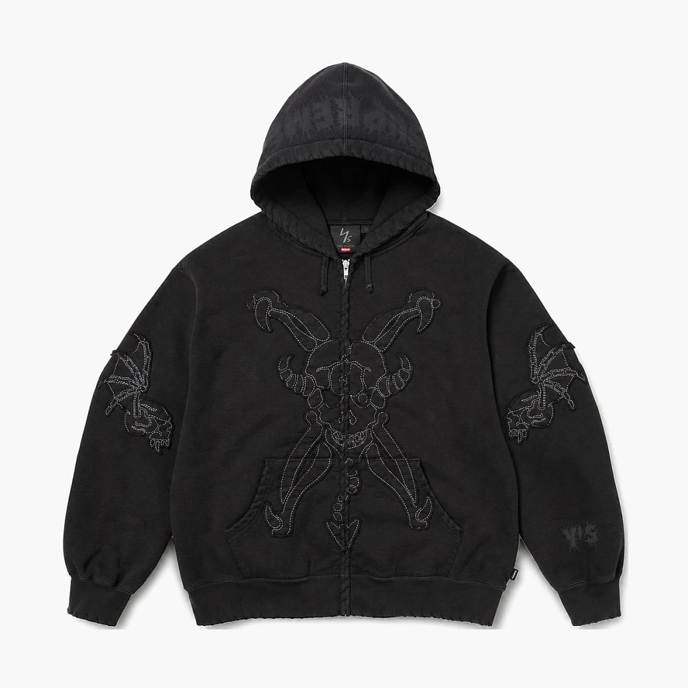 Supreme x Y's by Yohji Yamamoto Zip Up Hoodie Black