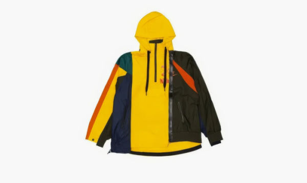 Nike X Sacai Double-zip Jacket Yellow Green 